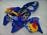 Carénage ABS Kawasaki NINJA ZX9R 1998-1999 - Red Bull - Bleu - MFS5932